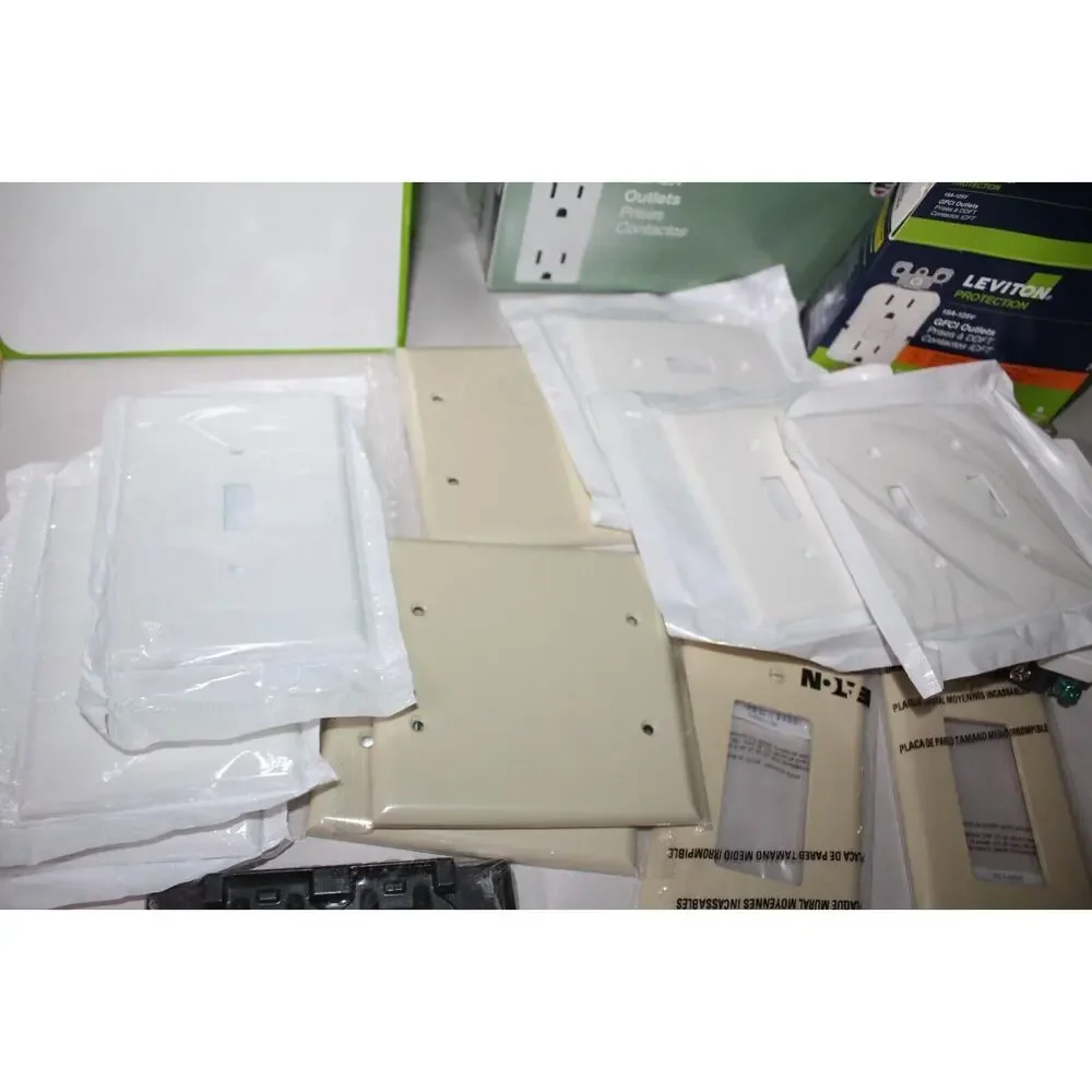 82 Piece Leviton Outlets Light Switch Covers And More